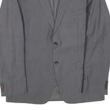 Mens Blazer Jacket Grey L