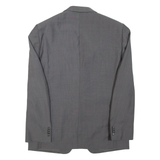 Mens Blazer Jacket Grey L