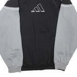 ADIDAS Womens Track Jacket Grey Colourblock L