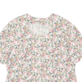 Womens Printed Blouse Pink Floral L