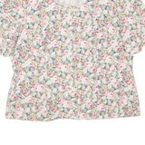 Womens Printed Blouse Pink Floral L