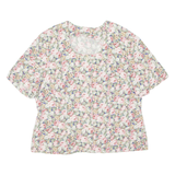 Womens Printed Blouse Pink Floral L