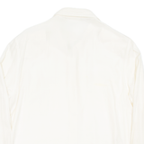 YOUR 6TH SENSE Womens Blouse Beige Collared Long Sleeve M