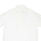FEEL GOOD Womens Blouse Beige Collared L