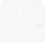 Womens Vest White Sleeveless L