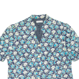 SCHNEBERGER Womens Printed Blouse Blue V-Neck Floral UK 20