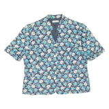 SCHNEBERGER Womens Printed Blouse Blue V-Neck Floral UK 20