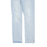 LEVI'S 501 BIG E Jeans Distressed Womens Blue Regular Straight W26 L32