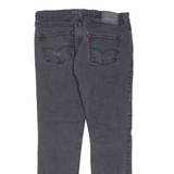 LEVI'S 511 BIG E Jeans Mens Black Slim Straight W34 L32