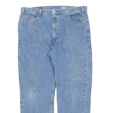 LEVI'S 505 Jeans Mens Blue Regular Straight Stone Wash W40 L30