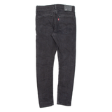LEVI'S 519 Jeans Womens Black Slim Skinny W30 L30