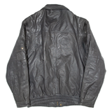 CANDA Insulated Mens Motorcycle Jacket Black Leather L