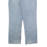 CARHARTT Distressed Mens Jeans Blue Regular Straight Stone Wash W34 L32