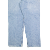 CARHARTT Fleece Lined Mens Jeans Blue Regular Straight Stone Wash W36 L30