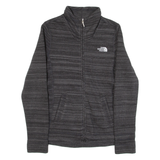 THE NORTH FACE Womens Fleece Jacket Black Striped S