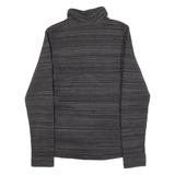 THE NORTH FACE Womens Fleece Jacket Black Striped S