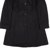 MAX&CO Womens Overcoat Coat Black Knit Wool UK 14