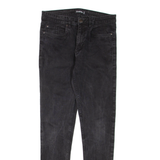 FIRETRAP Mens Jeans Black Regular Skinny W32 L31