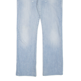 VERSACE JEANS COUTURE Womens Jeans Blue Regular Straight Stone Wash W32 L31