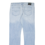 VERSACE JEANS COUTURE Womens Jeans Blue Regular Straight Stone Wash W32 L31