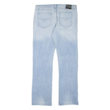 VERSACE JEANS COUTURE Womens Jeans Blue Regular Straight Stone Wash W32 L31