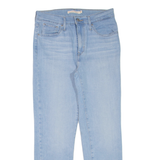 LEVI'S 724 High Rise Crop Womens Jeans Blue Regular Straight W27 L25