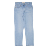 LEVI'S 724 High Rise Crop Womens Jeans Blue Regular Straight W27 L25