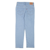 LEVI'S 724 High Rise Crop Womens Jeans Blue Regular Straight W27 L25