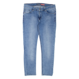 HILFIGER DENIM Womens Jeans Blue Regular Skinny Stone Wash W32 L27