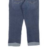 LEVI'S Signature Modern Capri Womens Jeans Blue Regular Straight W28 L21