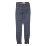 LEVI'S 721 High Rise Womens Jeans Blue Regular Skinny W24 L30