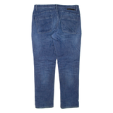 CALVIN KLEIN JEANS Womens Jeans Blue Regular Tapered Stone Wash W34 L31