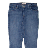 LEVI'S Womens Jeans Blue Regular Tapered Stone Wash W31 L27