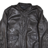 IXS Mens Jacket Black Leather M