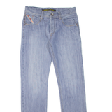 BUCK ROGER Mens Jeans Blue Slim Straight W30 L33