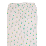 CATH KIDSTON Floral Womens Trousers Pink Regular Straight W32 L28