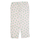 CATH KIDSTON Floral Womens Trousers Pink Regular Straight W32 L28