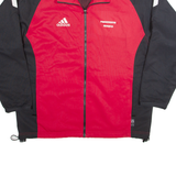ADIDAS Mens Jacket Red Colourblock L