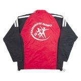ADIDAS Mens Jacket Red Colourblock L