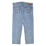 LEVI'S 505 Jeans Mens Blue Regular Straight Stone Wash W40 L30
