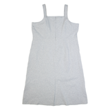EDDIE BAUER Womens Day Dress Grey Sleeveless Midi XL