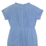 COS Womens Day Dress Blue Short Sleeve Knee Length M