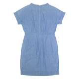 COS Womens Day Dress Blue Short Sleeve Knee Length M
