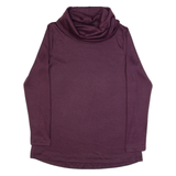 VAN HEUSEN Womens Jumper Dress Purple Long Sleeve Short S