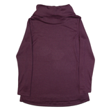 VAN HEUSEN Womens Jumper Dress Purple Long Sleeve Short S