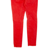 BODEN Womens Trousers Red Regular Skinny W28 L31