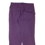 MOUNTAIN WAREHOUSE Cargo Womens Trousers Purple Regular Straight W32 L30