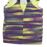 ADIDAS Womens Sports Vest Purple Sleeveless Crazy Pattern S