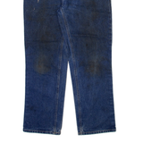 CARHARTT Mens Jeans Blue Regular Straight W32 L30