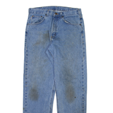 CARHARTT Mens Jeans Blue Relaxed Straight W34 L34